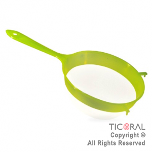 COLADOR N 19 CON MALLA PLASTICA DIAMETRO 19CM LARGO 34CM